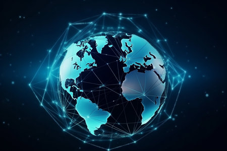 international information sharing communication satellites or Internet of Things technologies generative ai.の素材