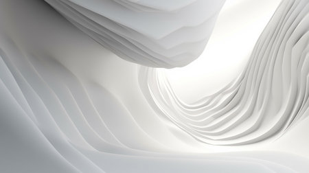 Abstract wave element for design black and white curve and light lines background Digital frequency track equalizer. generative AI.の素材