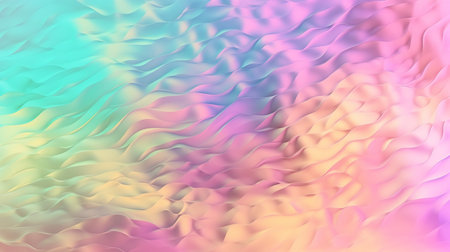 Abstract pastel holographic textured background, generative AI.の素材