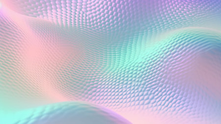 Abstract pastel holographic textured background, generative AI.の素材