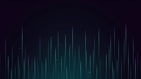 lines going up lines cybersecurity background technology conceptの素材