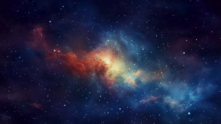 Deep Space Star Field backgroundの素材