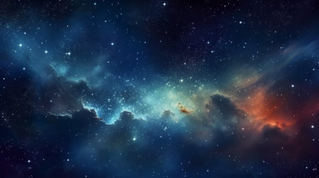 Deep Space Star Field backgroundの素材