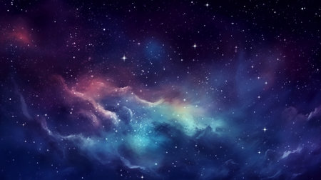 Deep Space Star Field backgroundの素材