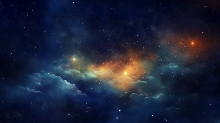 Deep Space Star Field backgroundの素材