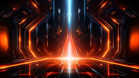Modern elegant futuristic background design abstract backgroundの素材