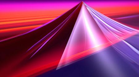 Sleek minimal futuristic background with prism colorの素材