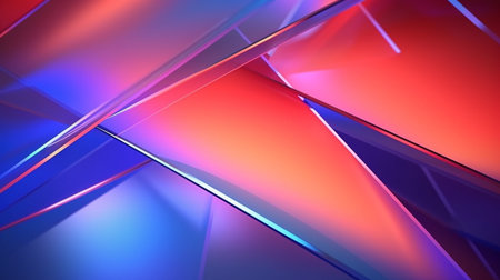 Sleek minimal futuristic background with prism colorの素材