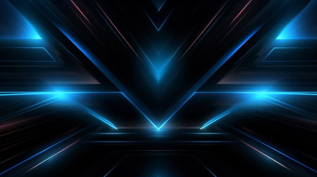 Tech background image Simple style Black and blueの素材