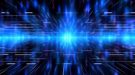 Tech background image Simple style Black and blueの素材