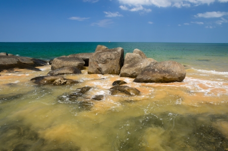 beach and tropical sea Thailandの写真素材