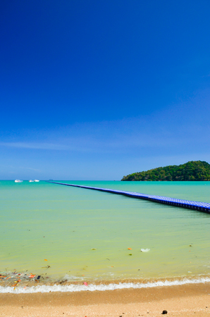 Bridge to the sea port.の写真素材