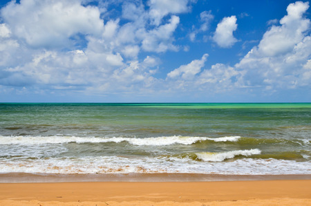 Beautiful beach and waves of Seaの写真素材
