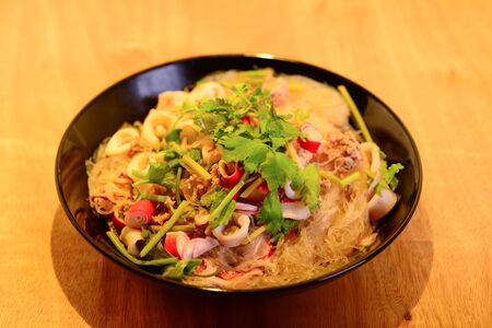 vermicelli salad,Thailand food noodle saladの写真素材