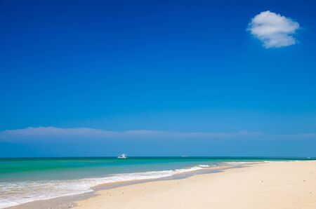 Waves, sea and sky blueの写真素材