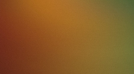 a gradient background that transitions from orange to green with a textured surface