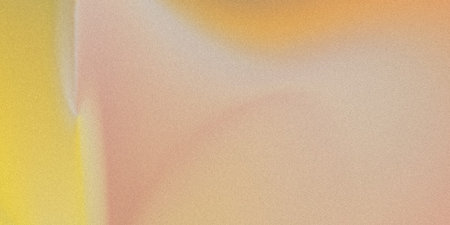 This image showcases a seamless gradient blending from a bright mustard yellow to soft pink and...