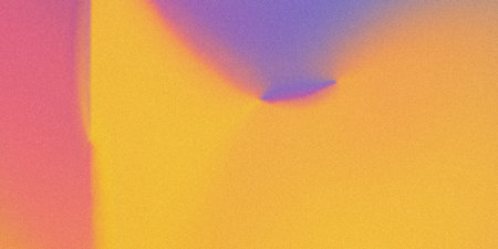 The image showcases a seamless gradient transitioning from a warm orange-yellow hue on the right to...