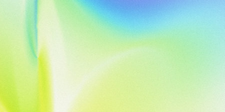 This image showcases a smooth gradient transition of soft pastel colors, moving from a bright yellow...