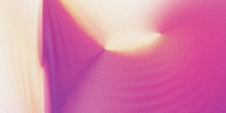 The image showcases a smooth gradient transition between warm, muted tones of yellow and soft pink...