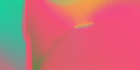 This image showcases a seamless blend of colors, predominantly featuring deep reds and bright pinks....