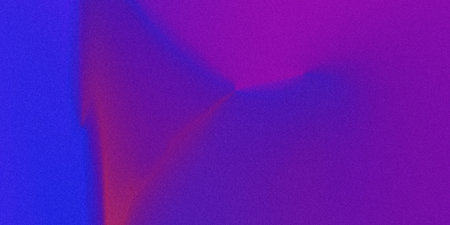 This image showcases a seamless gradient transition between deep blue and purple hues, with a subtle...
