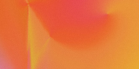 This image showcases a seamless gradient transitioning from a bright, warm orange to a deep, rich...