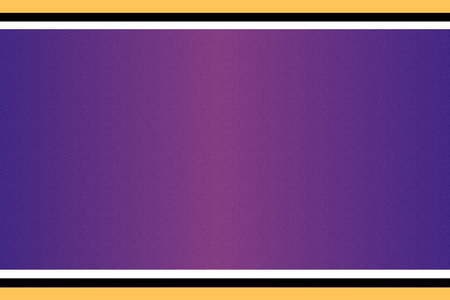 Purple Grain Texture Background with Black and Yellow Horizontal Frame