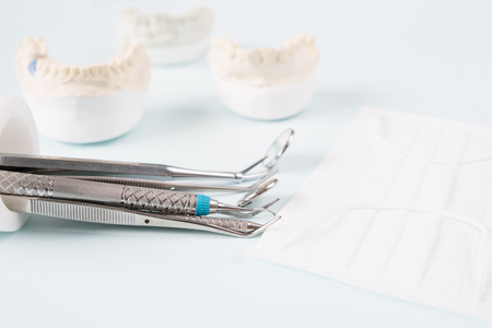 Implan model tooth support fix bridge implan and crown.の写真素材