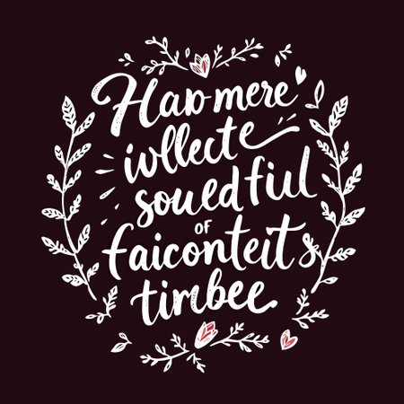 Hand lettering quote. Inspirational quote. Motivational background.のイラスト素材