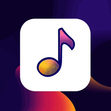 Music note icon. Musical symbol. Vector illustration. Eps 10.のイラスト素材