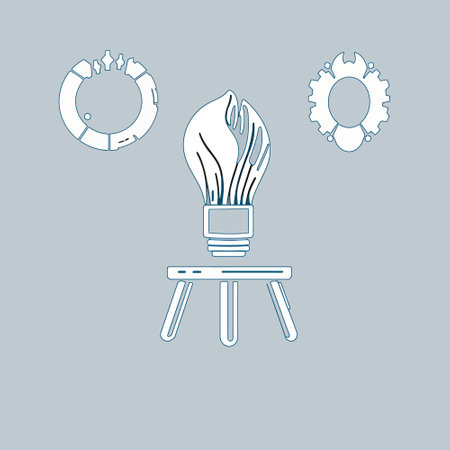 Bulb design over gray background, vector illustration eps10.のイラスト素材