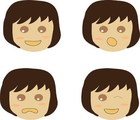 Two girls friends, no to racismのイラスト素材