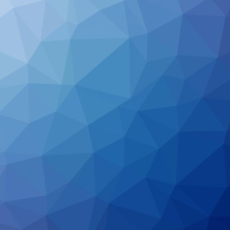 blue abstract background of triangles low polyの写真素材