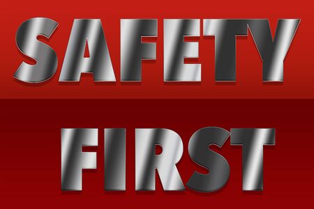 Safety First Signの写真素材