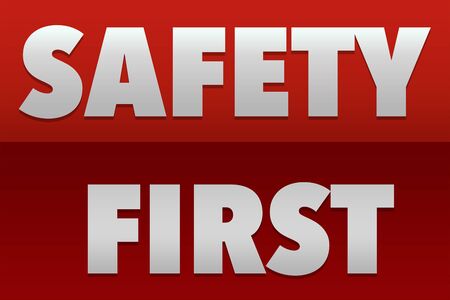 Safety First Signの写真素材