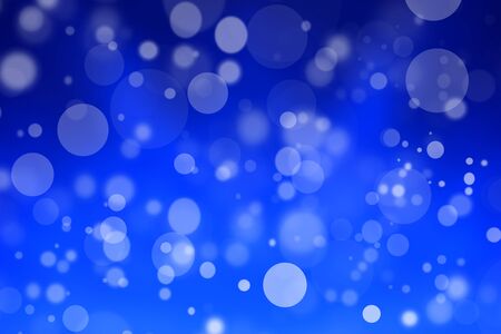 blue bokeh abstract backgroundの写真素材