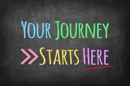 Your Journey Starts Hereの写真素材