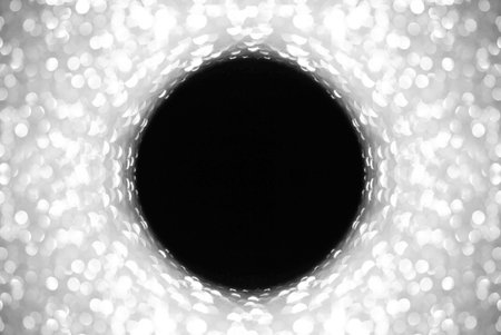 white silver bokeh abstract background