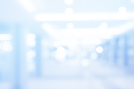 White blue blur abstract building backgroundの写真素材