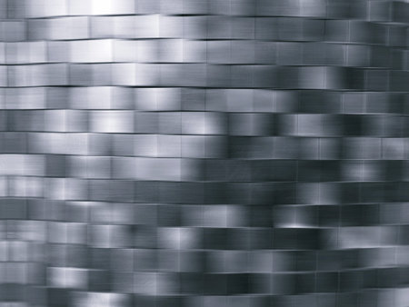 Abstract grey silver blur mosaic background