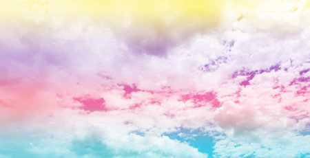 sky and clouds colorful natural background