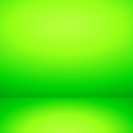 Vector of green yellow empty studio room background, template mock up for display of content or productのイラスト素材