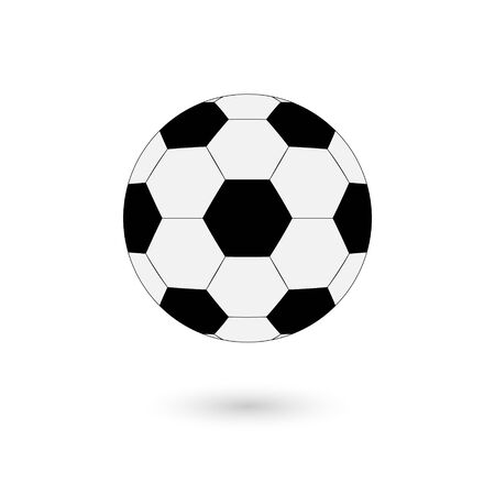 Football vector illustrator icon, soccerballのイラスト素材