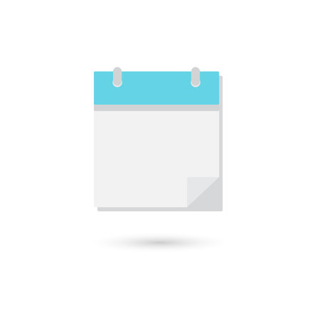 Blank calendar iconのイラスト素材