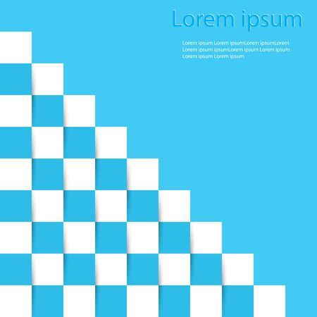 Modern minimal white and blue abstract background, vector illustrationのイラスト素材