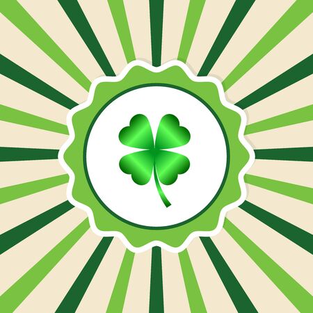 Happy St. Patrick's day card, vector illustrationのイラスト素材