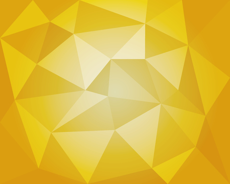 Yellow white geometric vector illustration, polygonal backgroundのイラスト素材