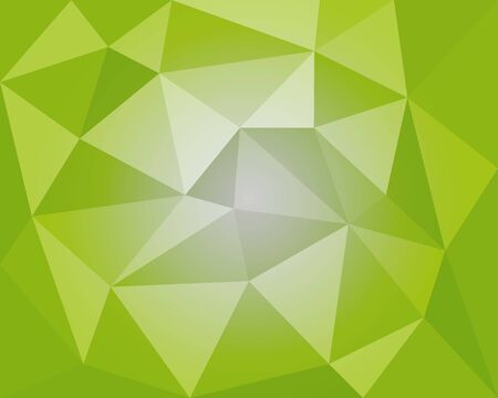 green white geometric vector illustration, polygonal backgroundのイラスト素材