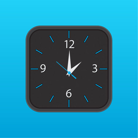 wall clock vector iconのイラスト素材
